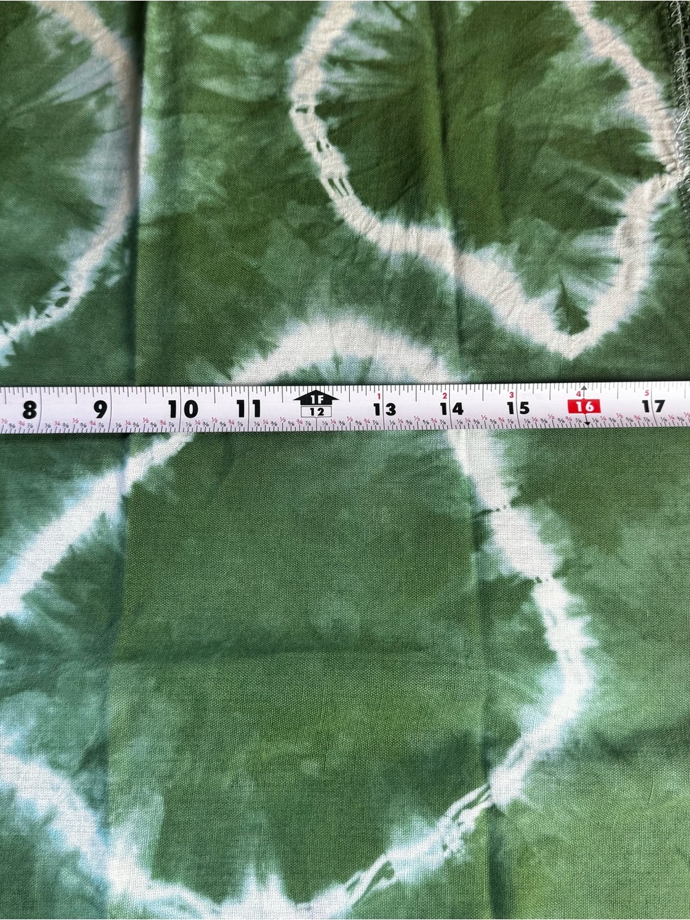 Hand-Dyed Tie-Dye Tea Towels - Green & Teal Spiral Set - Picture 9 of 9